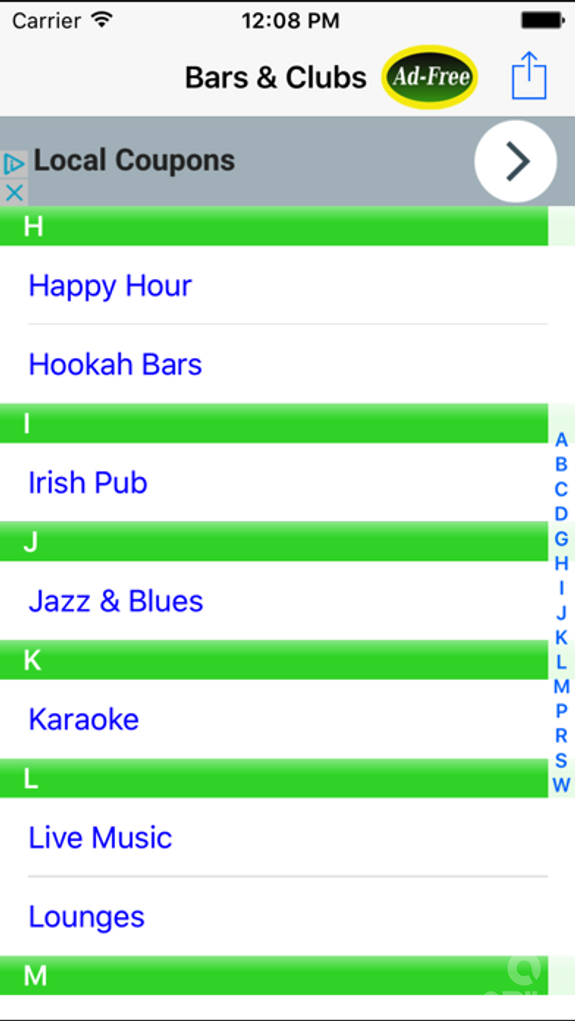 Bar & Happy Hour Finder: Find Your Nearest Bars