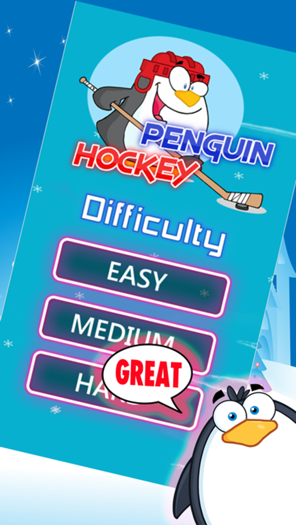 Penguin Fight Glow Ice Hockey Shootout Extreme