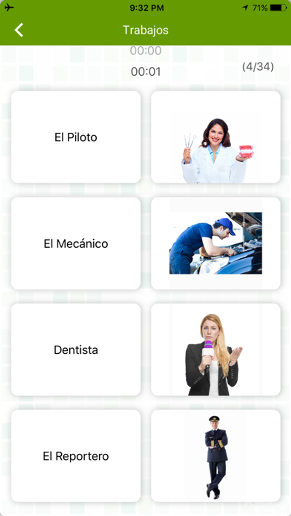 Spanish Flashcard for Learning