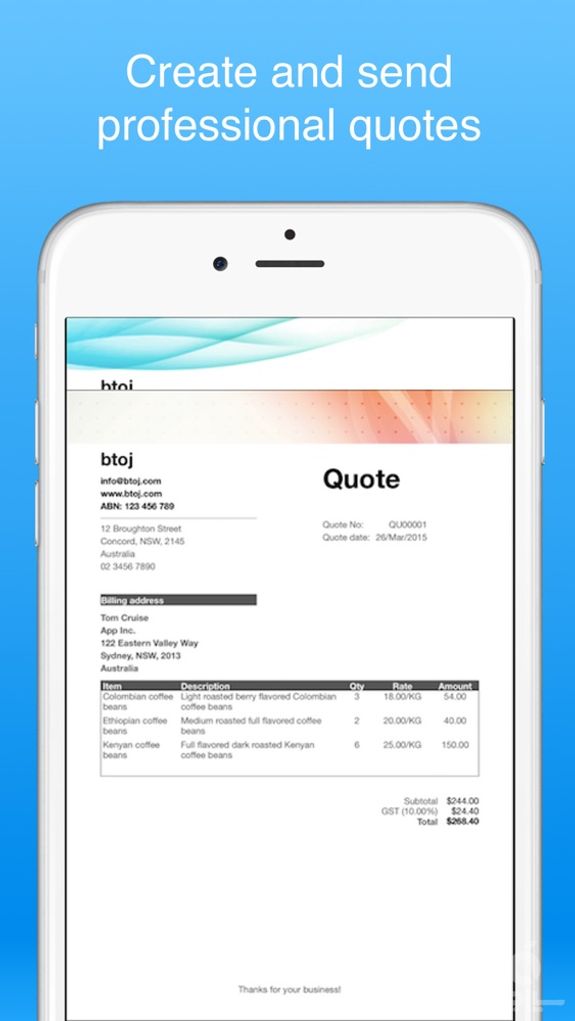 Job Quote Maker - Invoice +