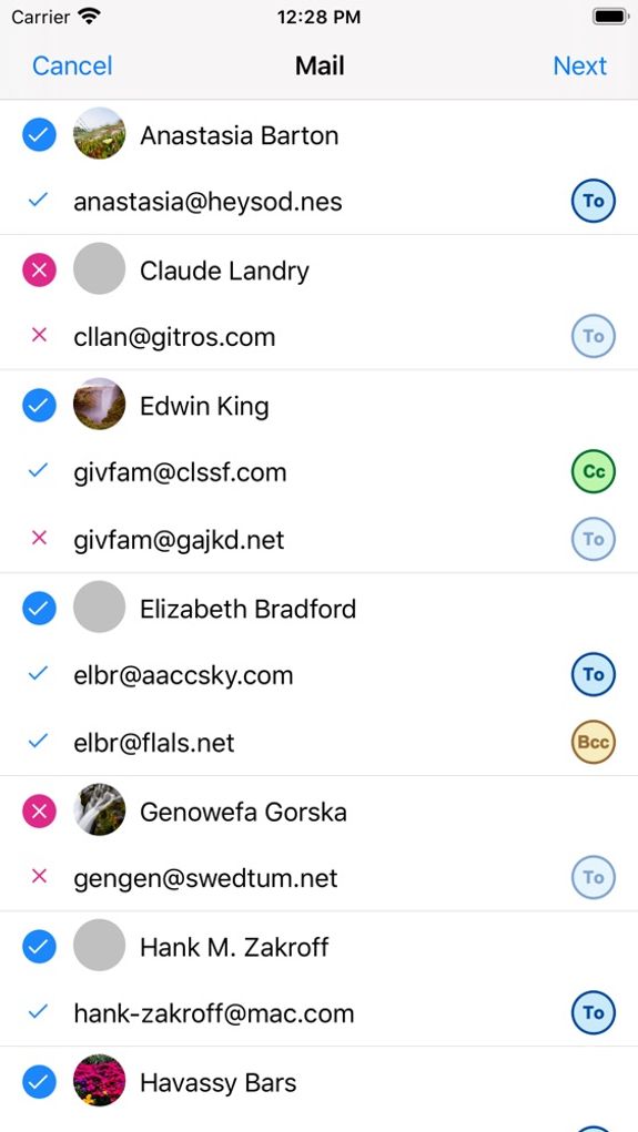 iContacts+: Group Contacts