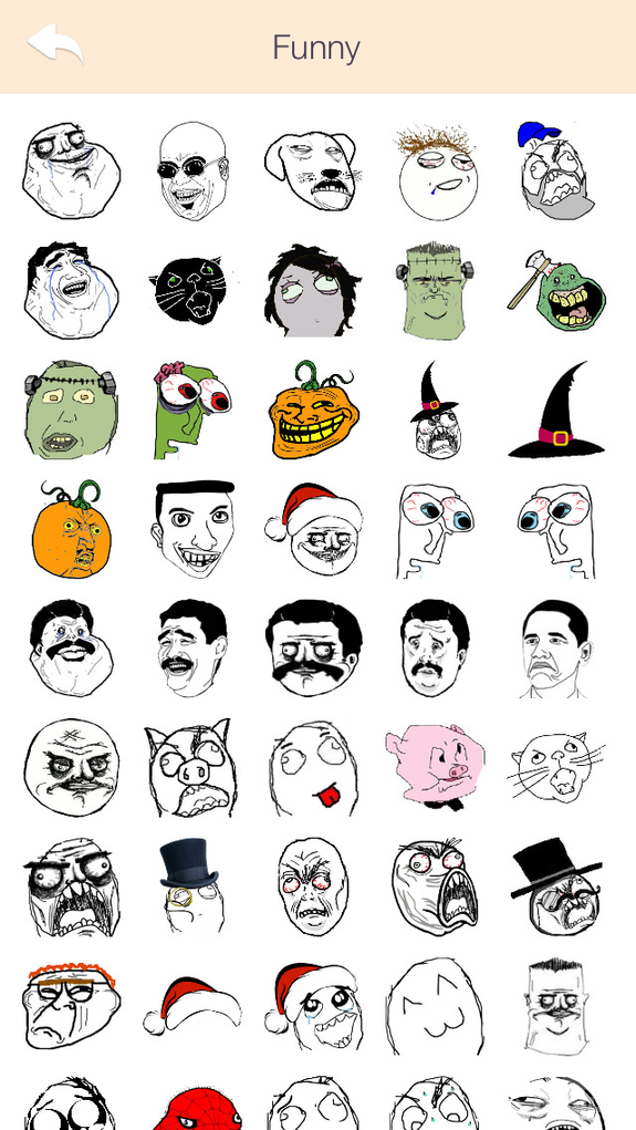 Funny Rage Stickers & Troll Faces Free - for WhatsApp & All Messengers!