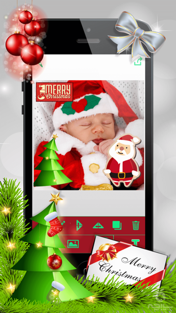 Christmas Photo Booth: Xmas Sticker Picture Editor