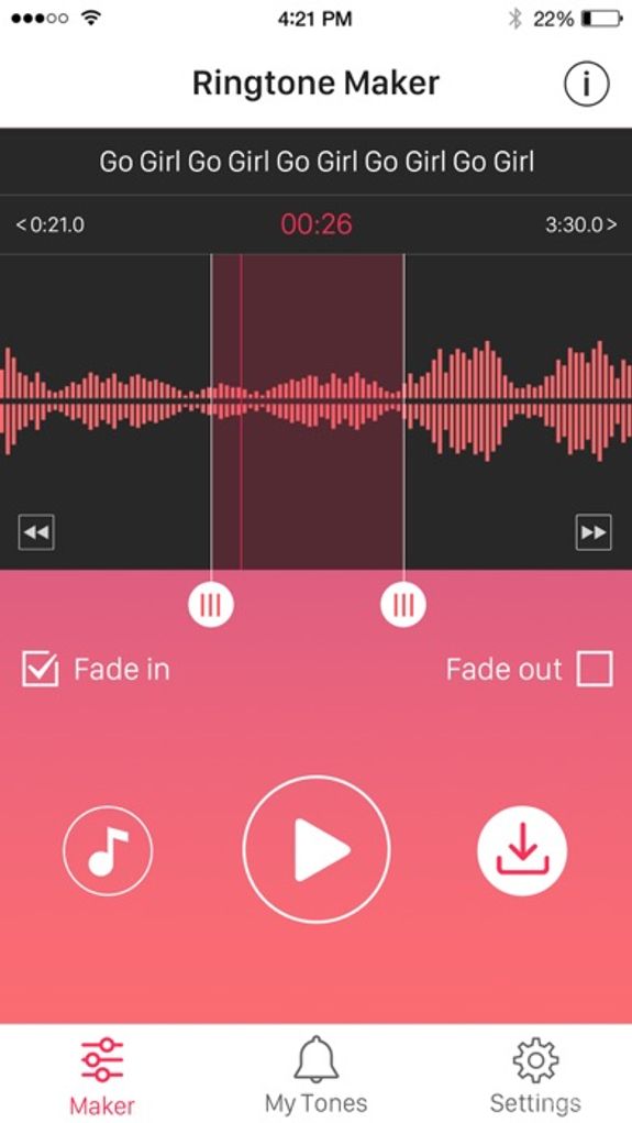 Ringtone Maker – create ringtones with your music