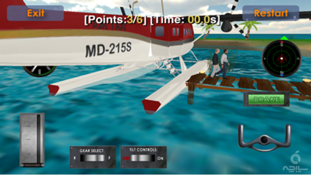 Sea-Plane: Flight Simulator 3D