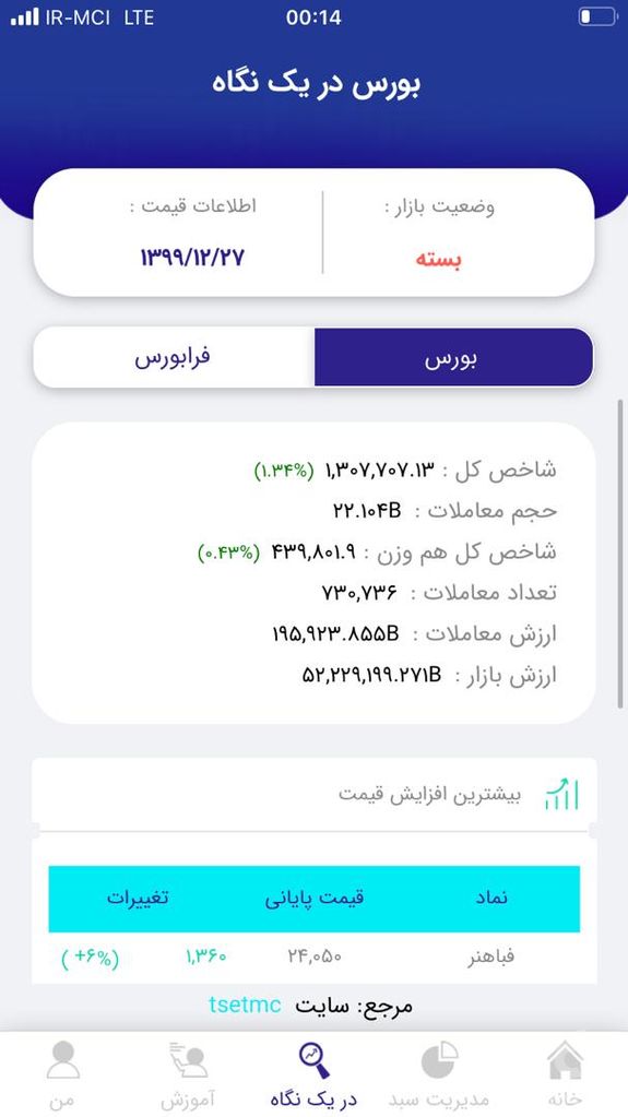 همراه بورس