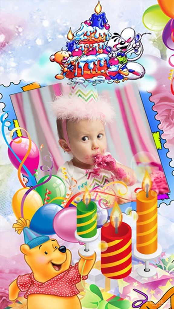 Happy Birthday Photo Frame & Greeting Card.s Maker