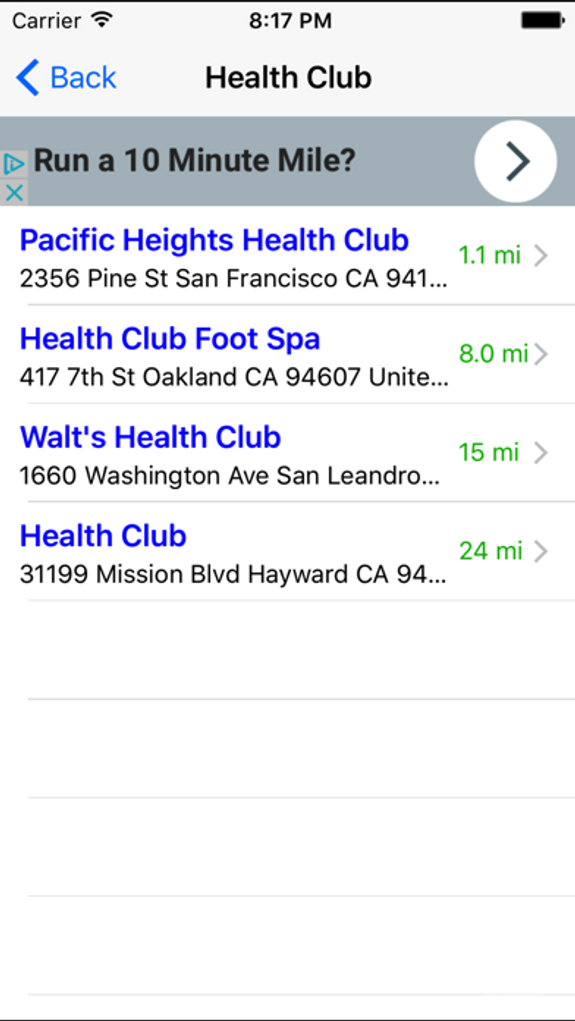 Gym Finder: Find Fitness Workout Gyms Near Me