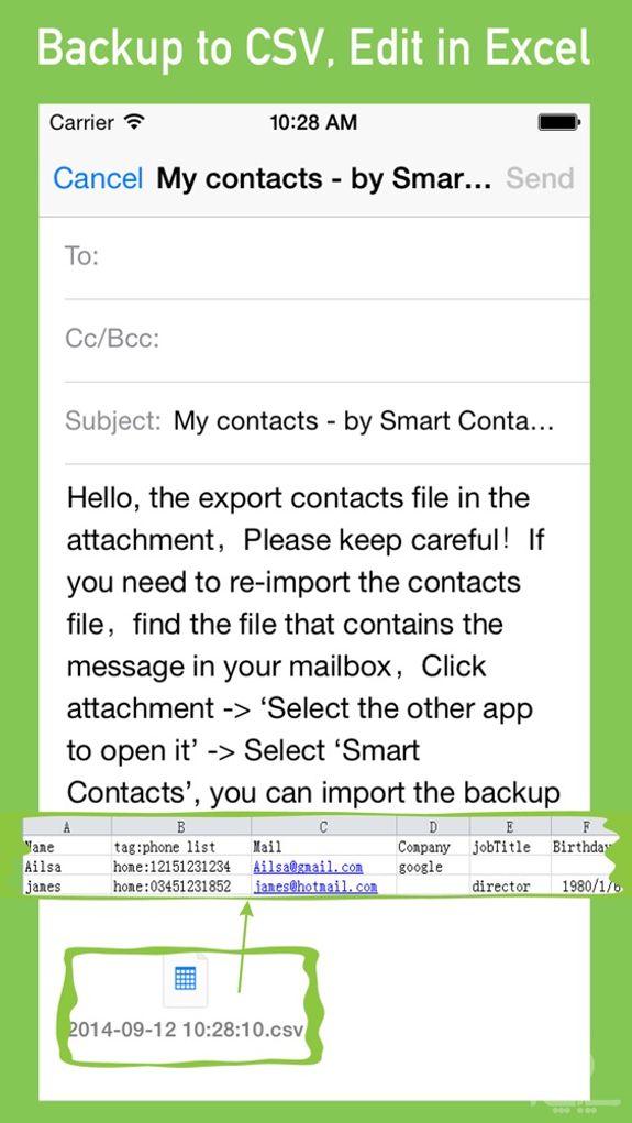 Smart Cleaner - clean contacts