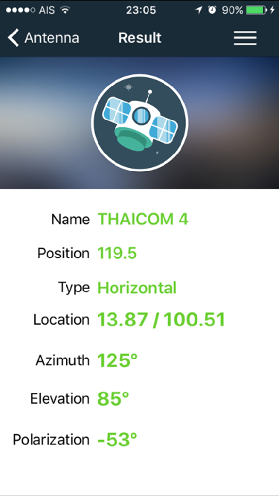 sat pointer :  dish aligner + satellite finder