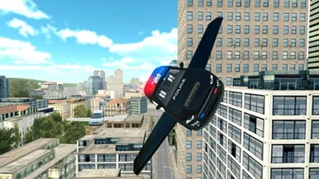 Fly-ing Police Car Sim-ulator 3D