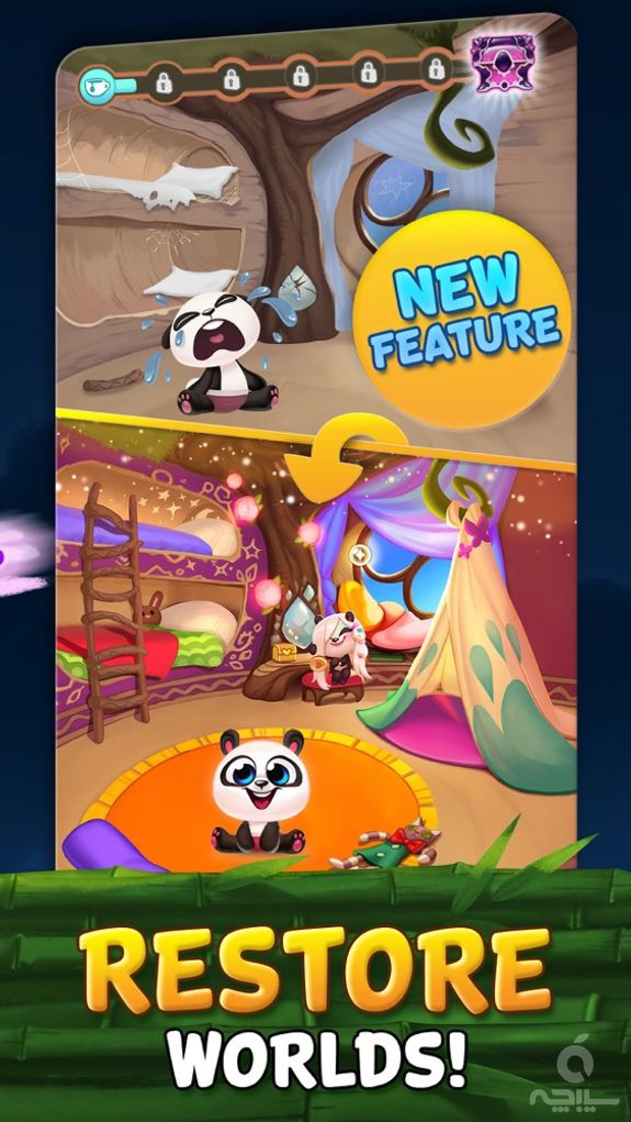 Bubble Shooter - Panda Pop!