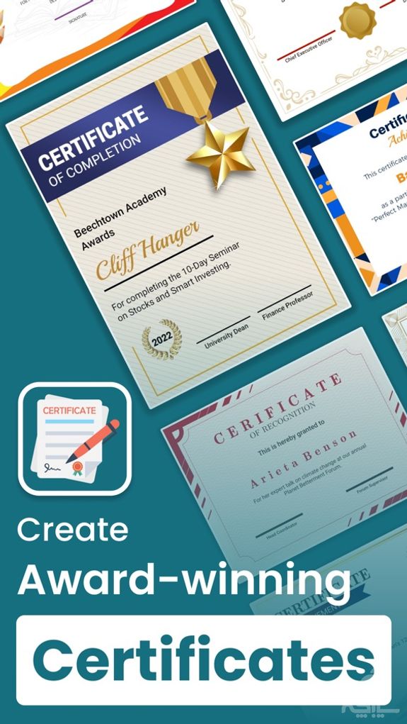 Certificate Maker - Make eCard