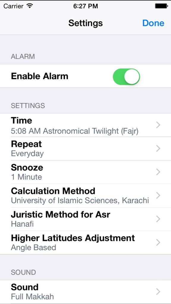 Alarm Clock for Muslims with Full Azan (منبه المسلم - لقرآن الكريم - أذان - أوقات الصلاة)