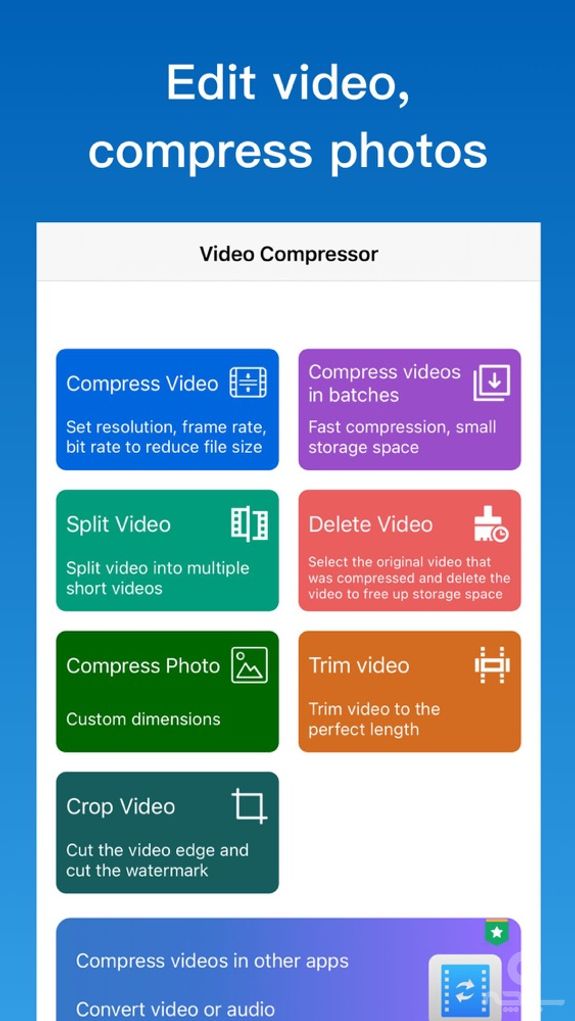 Video compressor - save space