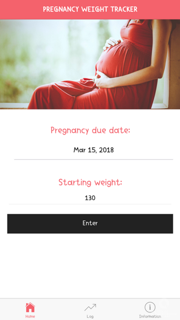 Pregnancy Weight Gain Tracker