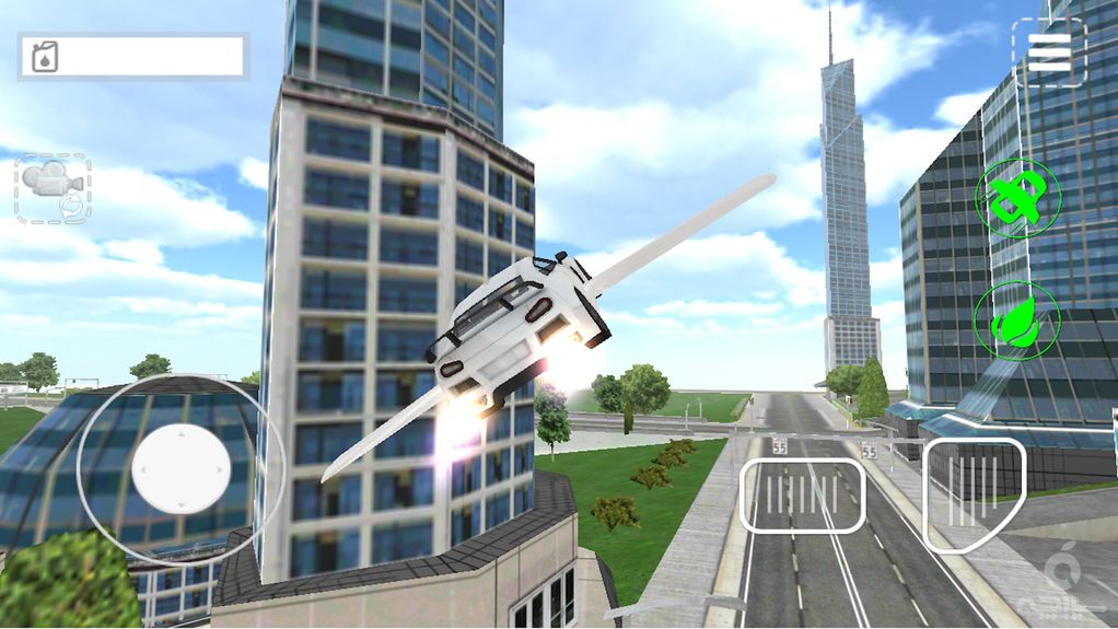 Fly-ing Sports Car Sim-ulator 3D