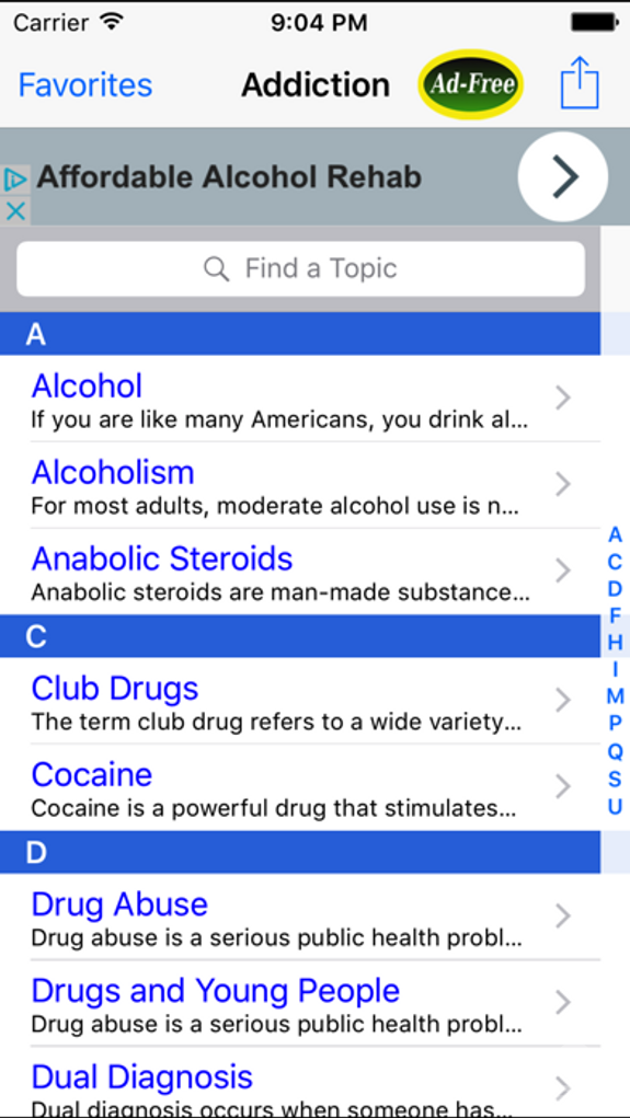 Drug Addiction: Alcoholics & Narcotics Companion