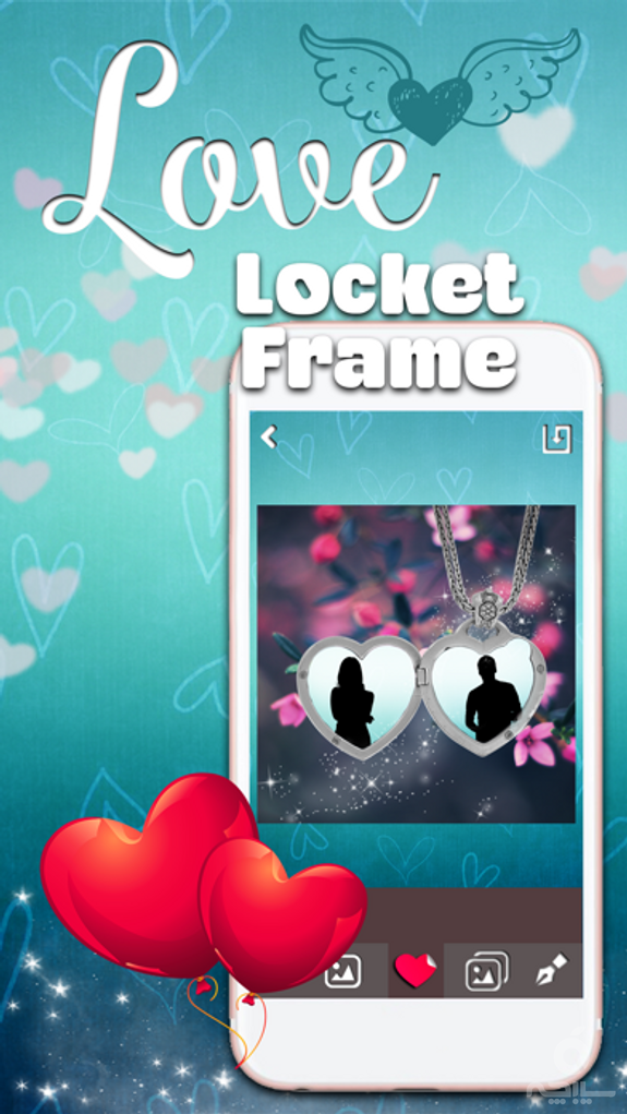 Locket Frames for Love Pics – Filter Your Romantic Photos and Add Sweet Stickers on Virtual Jewelry