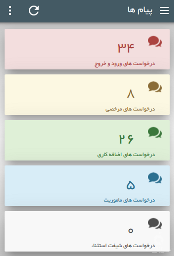 حضور غیاب دوربرد فارس