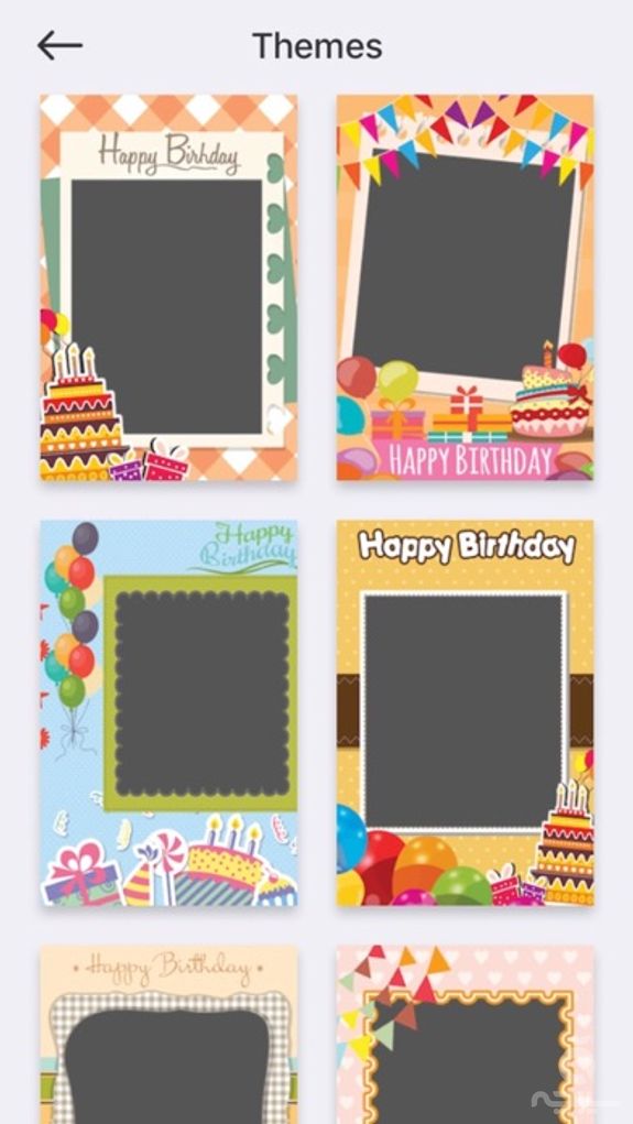 Birthday Photo Frame - Editor