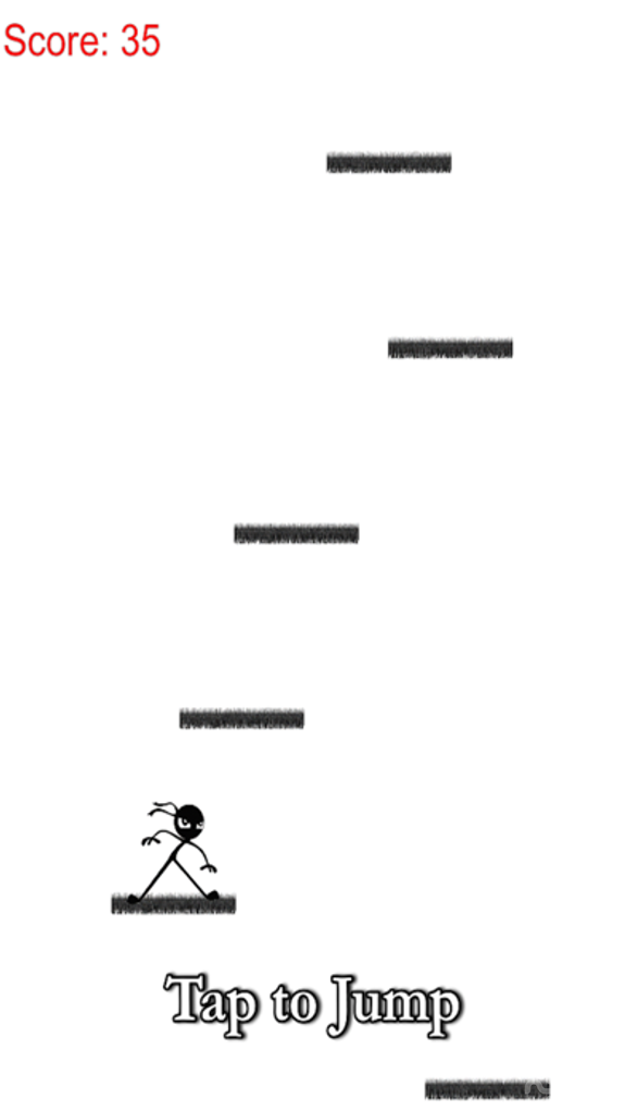 Amazing stickman ninja jump - quick climb to sky free