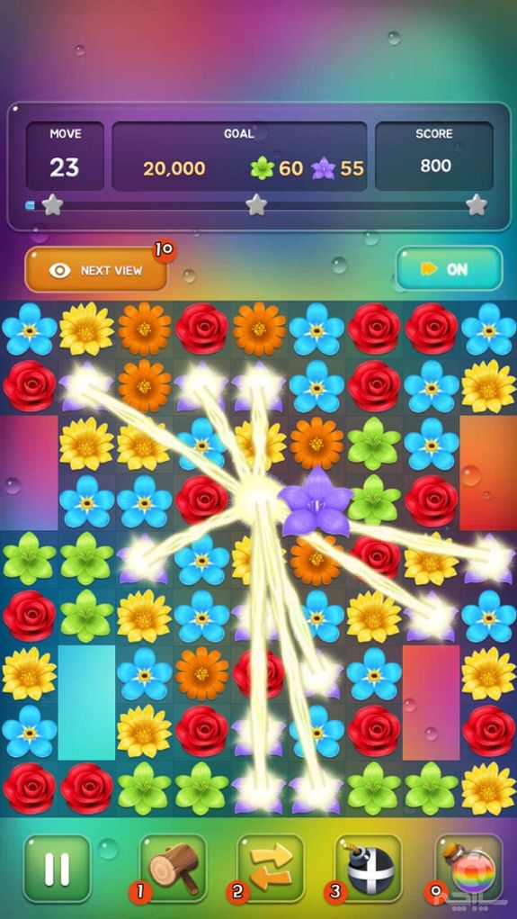 Flower Match Puzzle