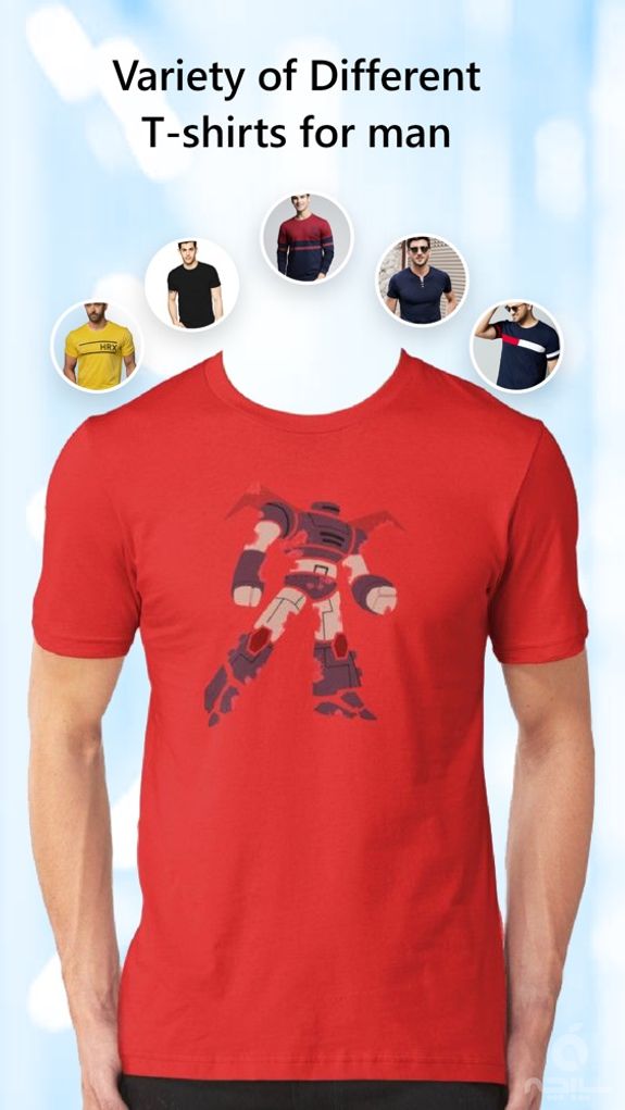 Man T-Shirt Photo Suit Montage