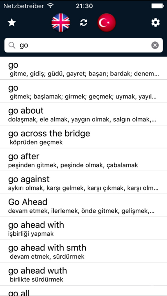 Turkish English Dictionary