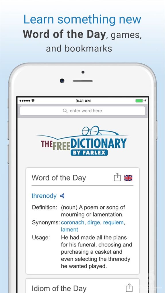 Dictionary and Thesaurus Pro