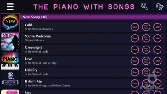 Piano With Songs- Learn to Play Piano Keyboard App