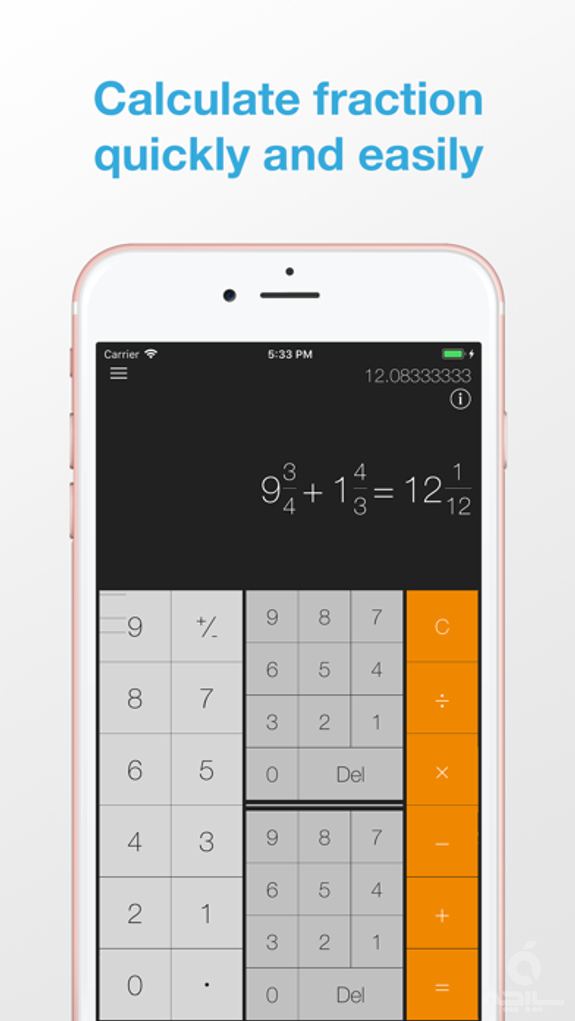 iFraction Calculator