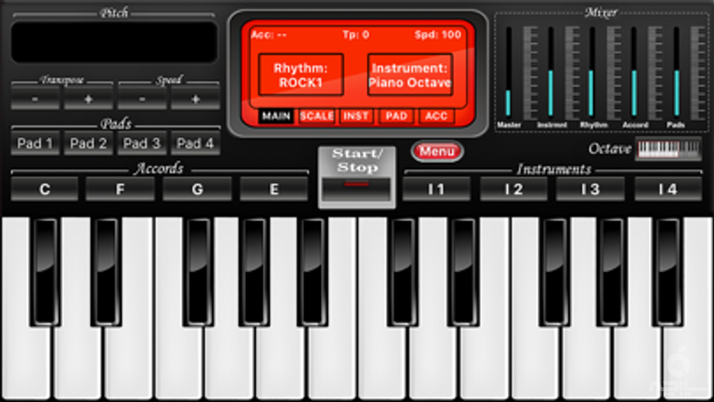 Keyboard Instrument Simulator