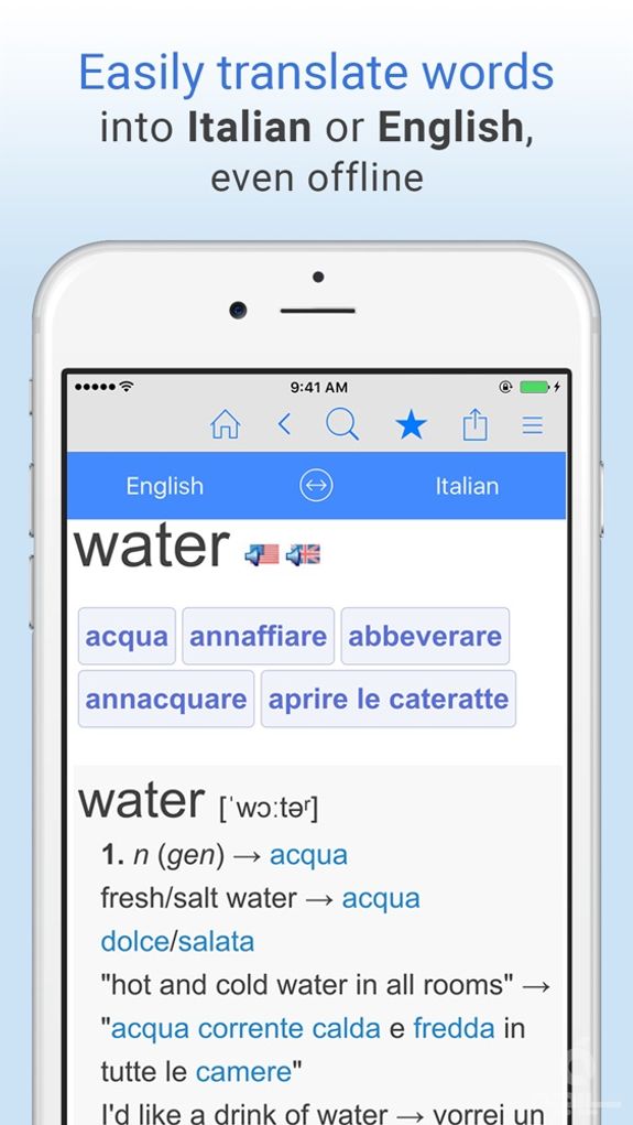 English+Italian Dictionary