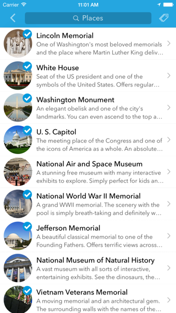 Washington D.C. Offline Map & City Guide