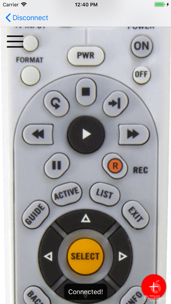 Remote control for DirecTV