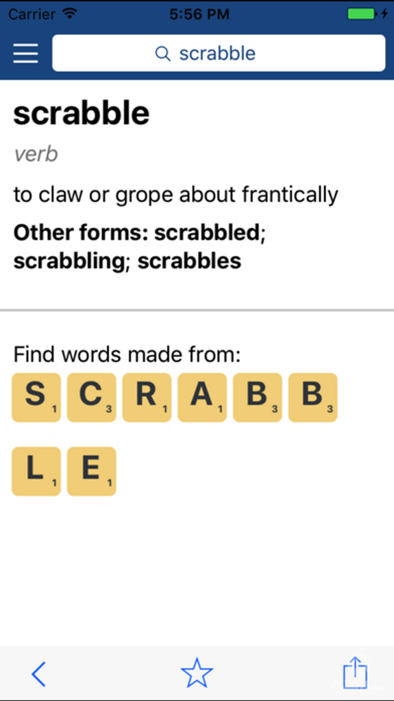 SCRABBLE Dictionary